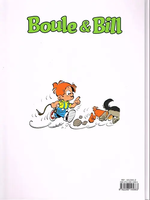 Verso de l'album Boule & Bill Tome 39 Y a d'la promenade dans l'air