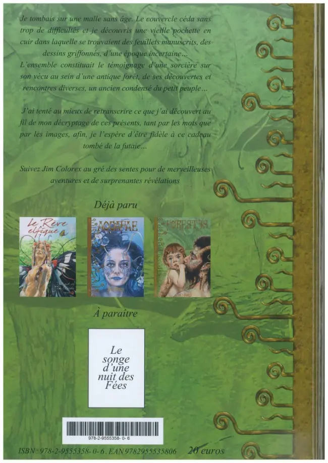 Verso de l'album Forestys