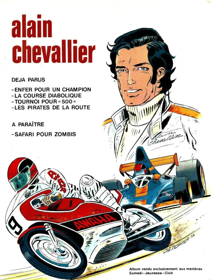 Verso de l'album Alain Chevallier Tome 4 Les Pirates de la route