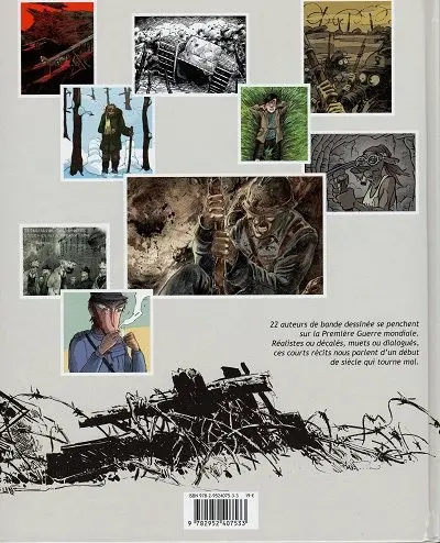 Verso de l'album Cicatrices de guerre(s)
