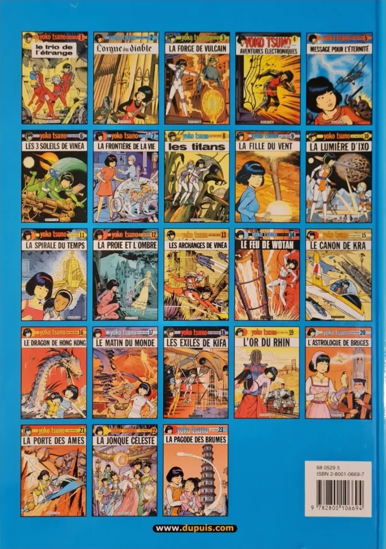 Verso de l'album Yoko Tsuno Tome 4 Aventures électroniques
