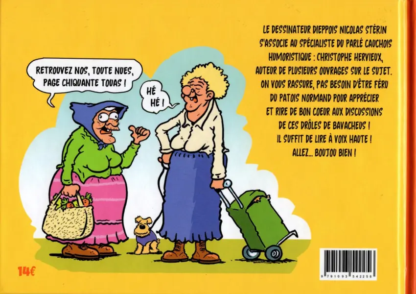 Verso de l'album Les Bavacheus