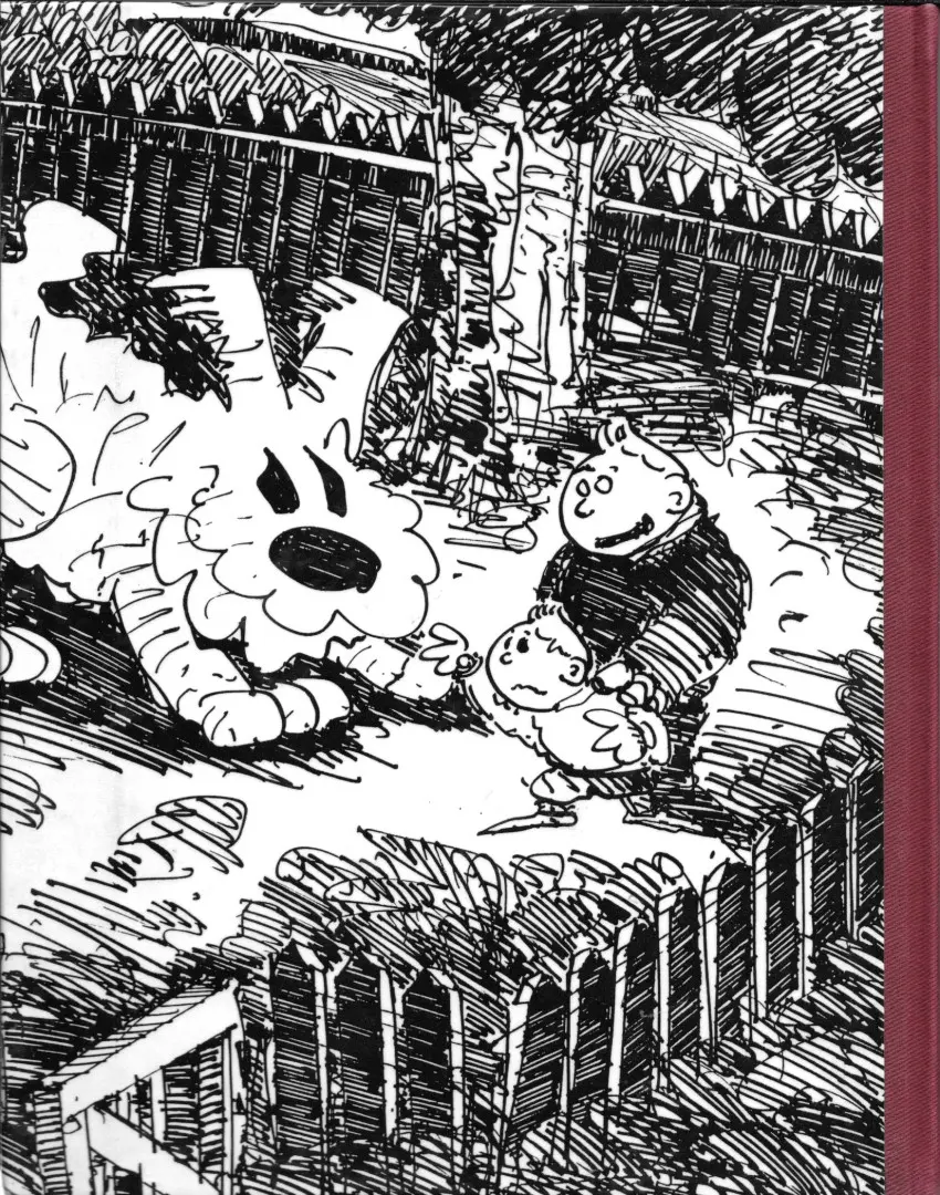 Verso de l'album Les p'tits tontons à Luc Giard Tintin et son ti-gars
