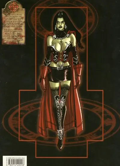Verso de l'album Claudia chevalier vampire Tome 3 Opium rouge