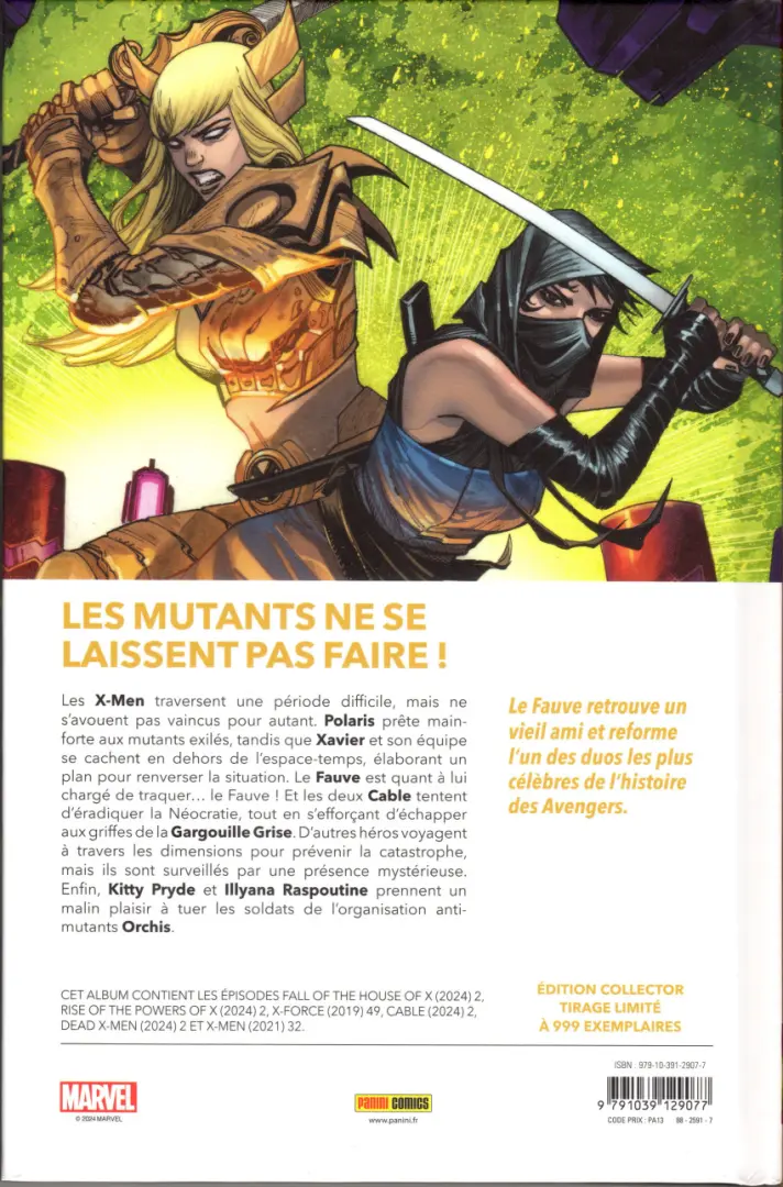 Verso de l'album Fall of the House of X Volume 03