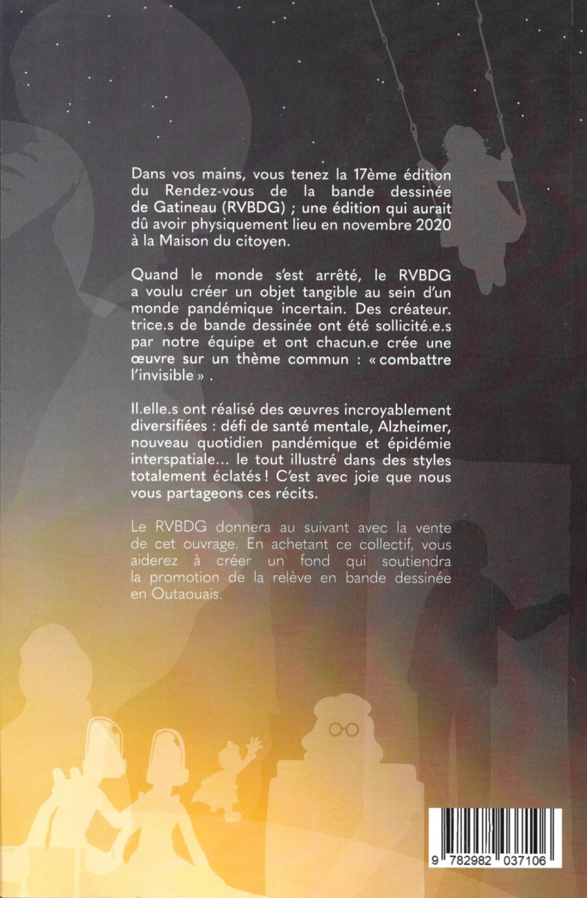 Verso de l'album Combattre l'invisible