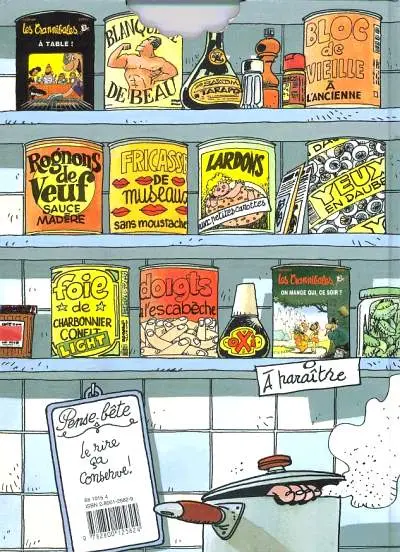 Verso de l'album Les Crannibales Tome 1 À table !