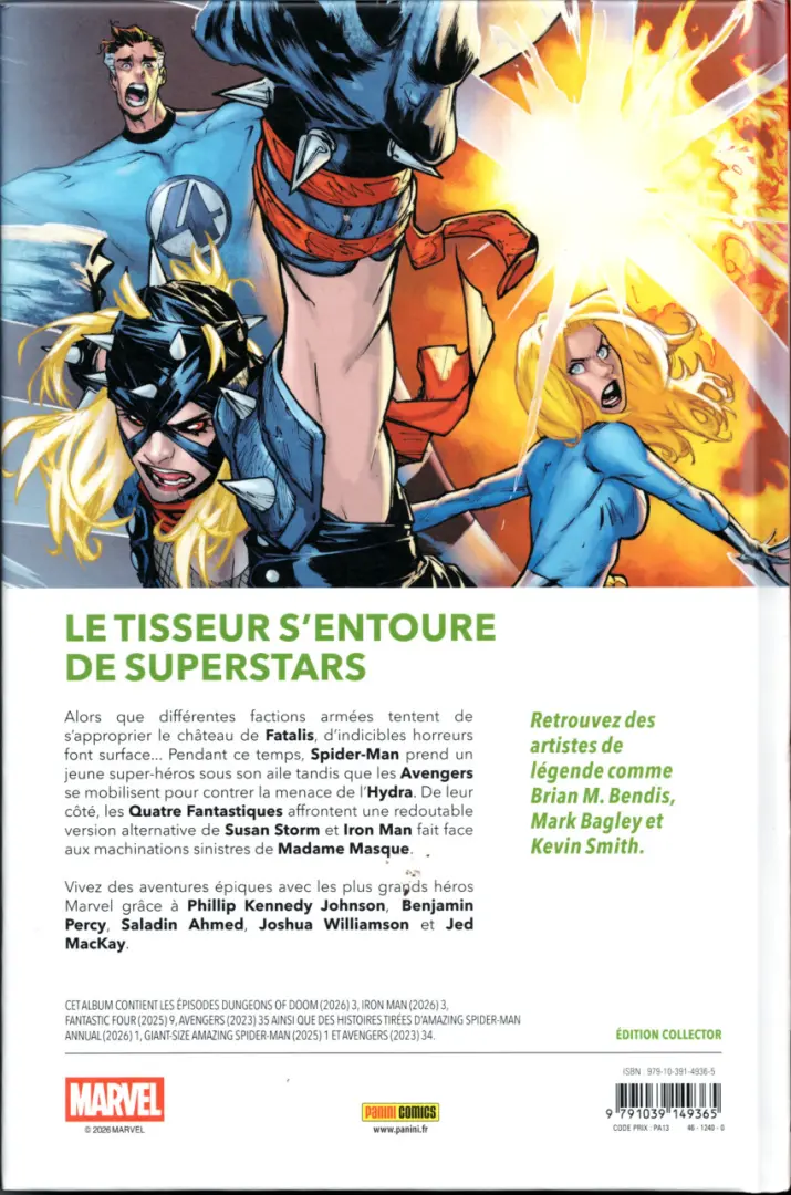 Verso de l'album Marvel World Volume 12