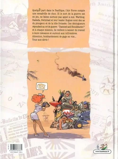 Verso de l'album Les Dézingueurs Tome 1 Escadrille Casse-coucous