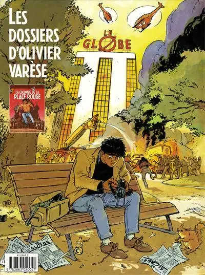 Verso de l'album Les Dossiers d'Olivier Varèse Tome 1 La colombe de la place rouge