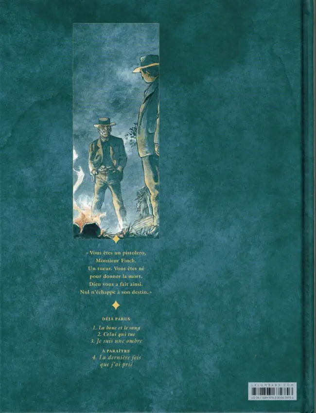 Verso de l'album Duke Tome 3 Je suis une ombre