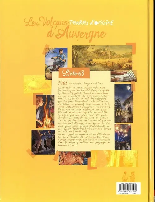 Verso de l'album L'Été 63 Tome 2