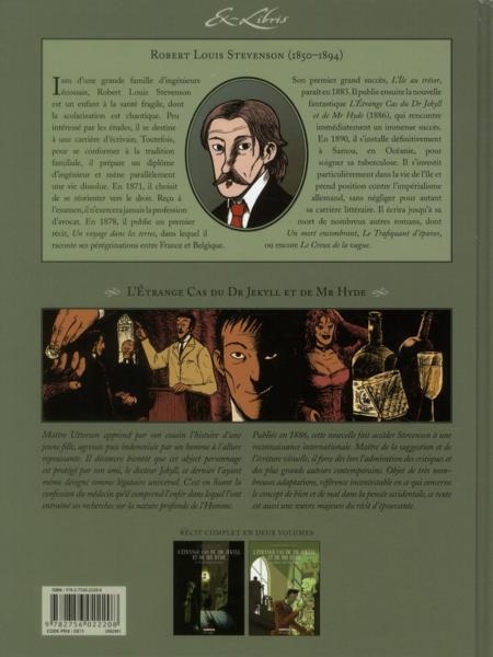 Verso de l'album L'Étrange Cas du Dr Jekyll et de Mr Hyde Volume 2