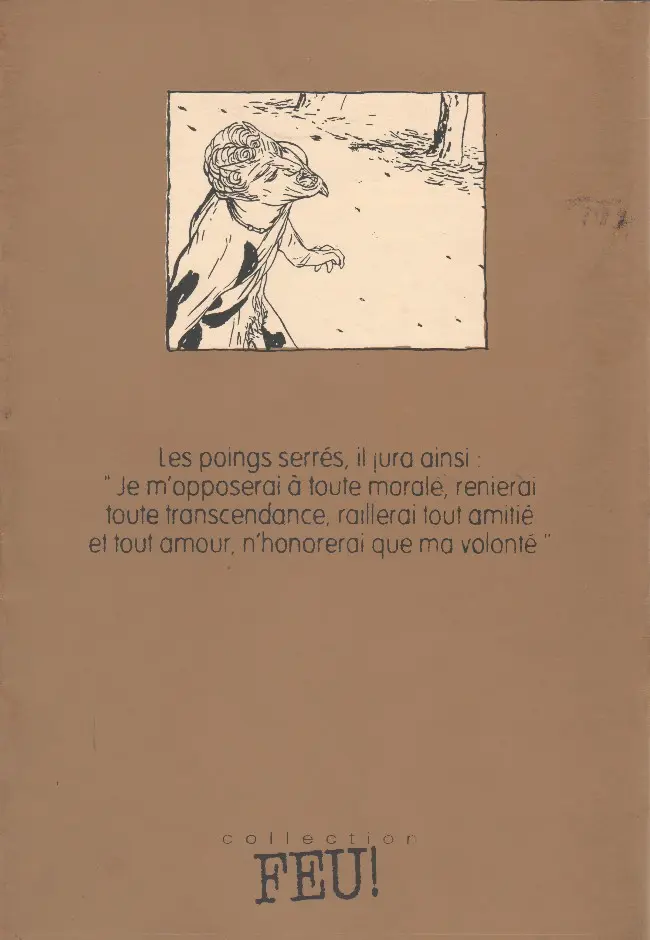 Verso de l'album Faune