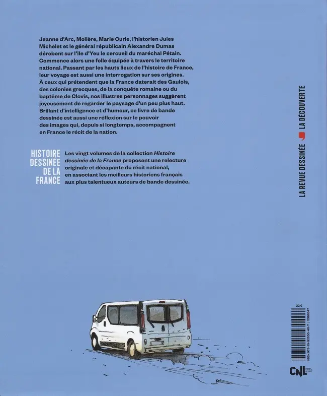 Verso de l'album Histoire dessinée de la France Tome 1 La Balade nationale - Les Origines