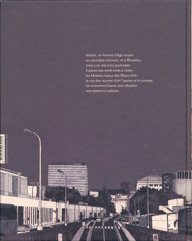 Verso de l'album Hubert