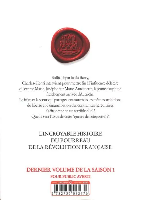 Verso de l'album Innocent Vol. 9