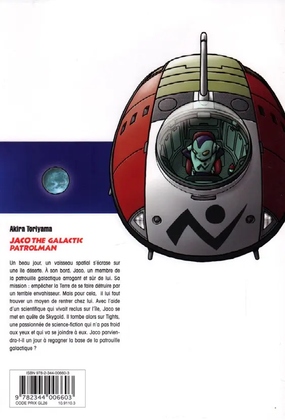 Verso de l'album Jaco The Galactic Patrolman