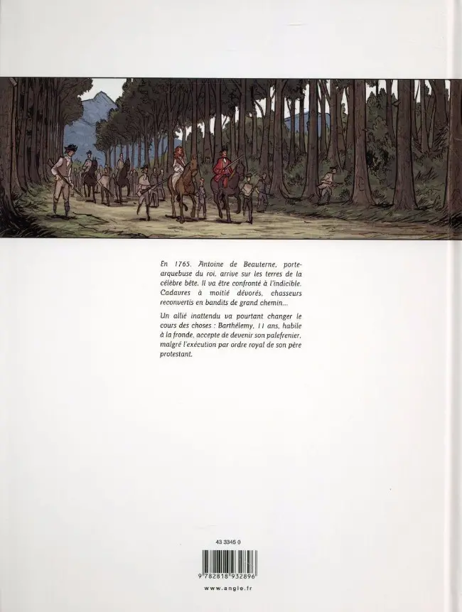 Verso de l'album La Malbête Tome 1 Monsieur Antoine en Gévaudan