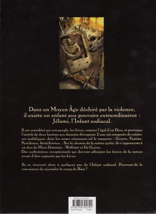 Verso de l'album Missi Dominici Tome 2 Livre second : Mort
