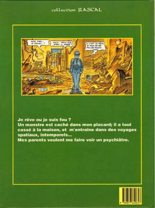 Verso de l'album Mot Monster Tome 1