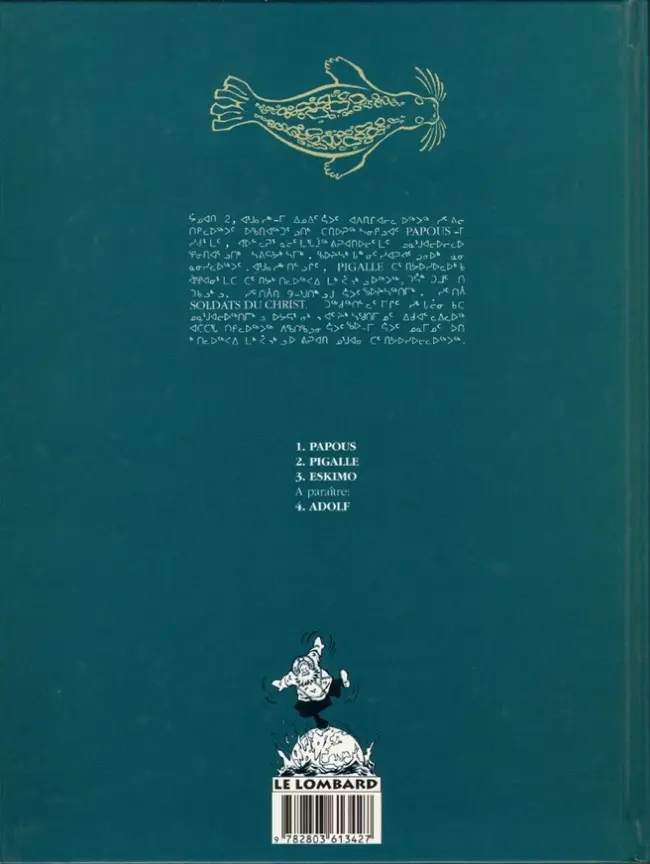 Verso de l'album Les exploits d'Odilon Verjus Tome 3 Eskimo