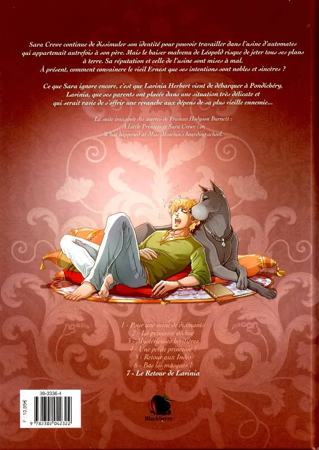 Verso de l'album Princesse Sara Tome 7 Le Retour de Lavinia