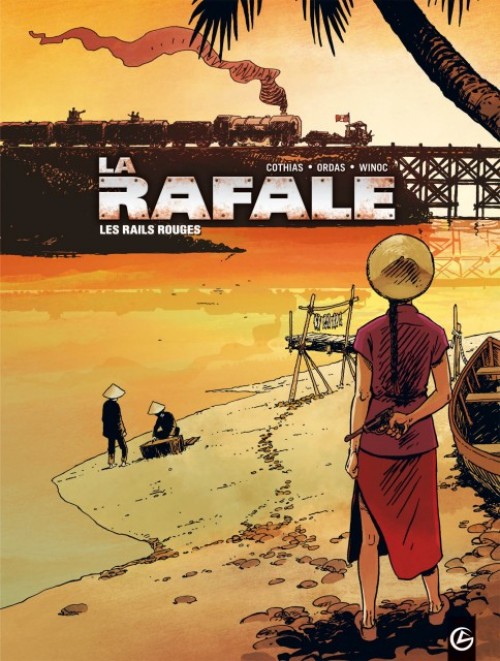 Couverture de l'album La Rafale Tome 1 Les rails rouges