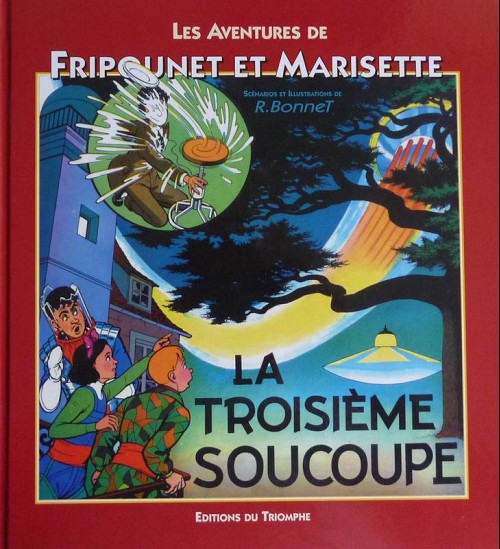 Couverture de l'album Fripounet et Marisette Tome 8 La troisième soucoupe