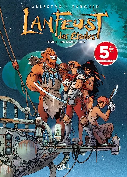 Couverture de l'album Lanfeust des Étoiles Tome 1 Un, deux... troy