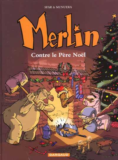 Couverture de l'album Merlin Tome 2 Contre le père Noël