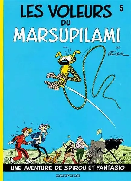 Couverture de l'album Spirou et Fantasio Tome 5 Les voleurs du Marsupilami