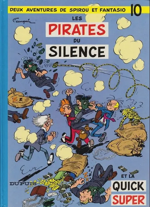 Couverture de l'album Spirou et Fantasio Tome 10 Les pirates du silence