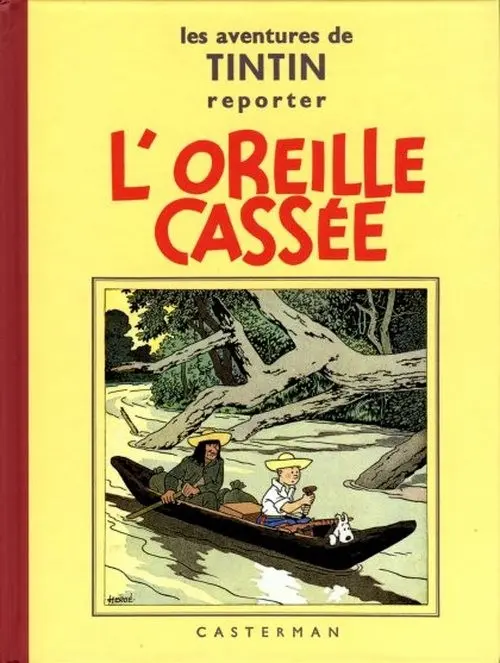 Couverture de l'album Tintin Tome 6 L'oreille cassée