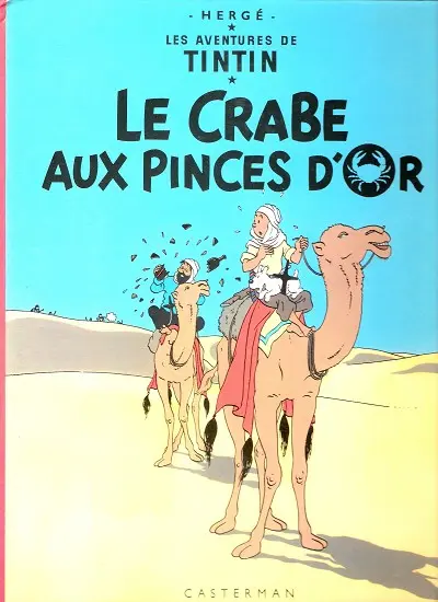 Couverture de l'album Tintin Tome 9 Le crabe aux pinces d'or