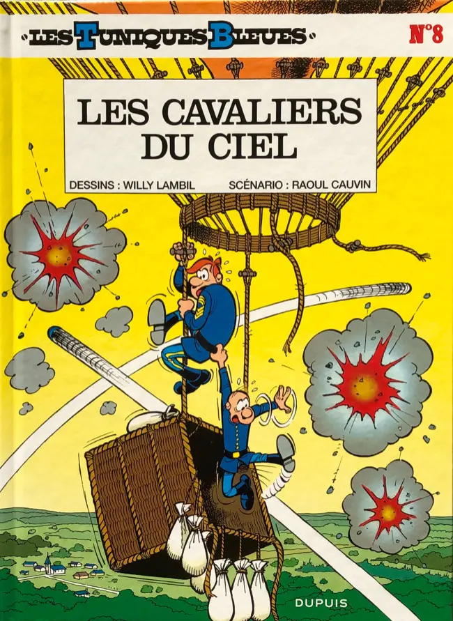 Couverture de l'album Les Tuniques Bleues Tome 8 Les cavaliers du ciel