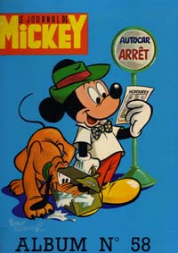 Couverture de l'album Le Journal de Mickey Album N° 58