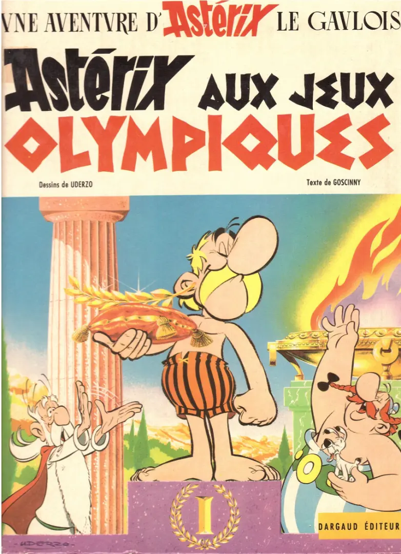 Couverture de l'album Astérix Tome 12 Astérix aux jeux olympiques