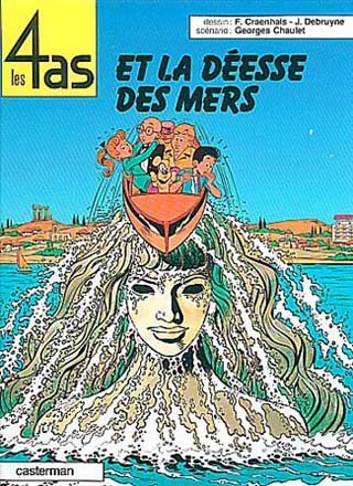 Couverture de l'album Les 4 as Tome 25 Les 4 as et la déesse des mers