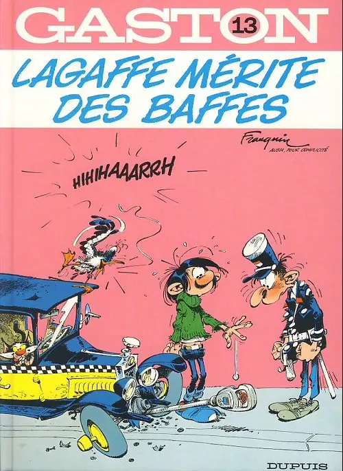 Couverture de l'album Gaston Tome 13 Lagaffe mérite des baffes