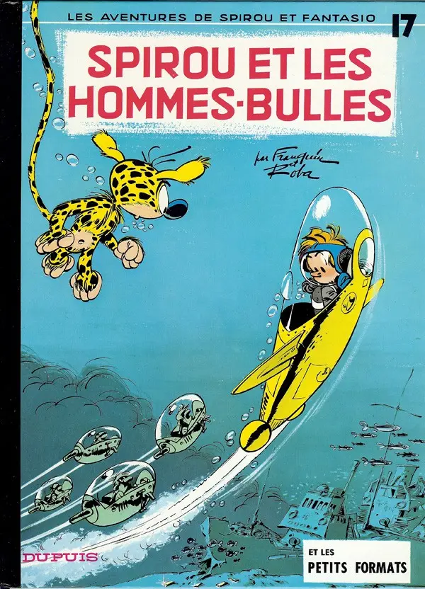 Couverture de l'album Spirou et Fantasio Tome 17 Spirou et les hommes-bulles