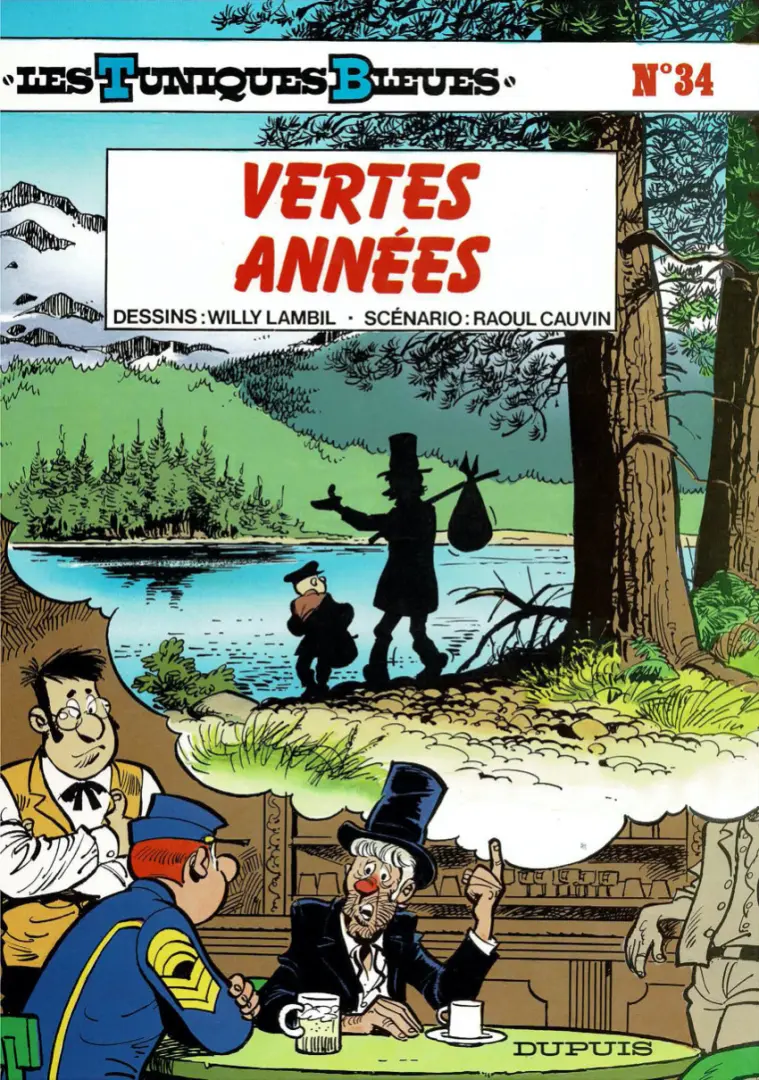 Couverture de l'album Les Tuniques Bleues Tome 34 Vertes années