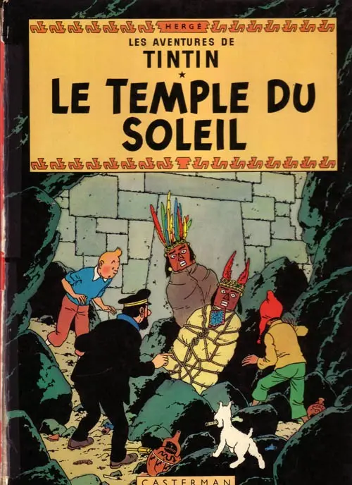 Couverture de l'album Tintin Tome 14 Le temple du soleil