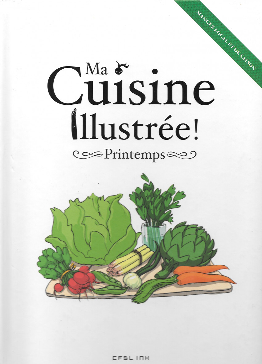 Couverture de l'album Ma cuisine illustrée Printemps