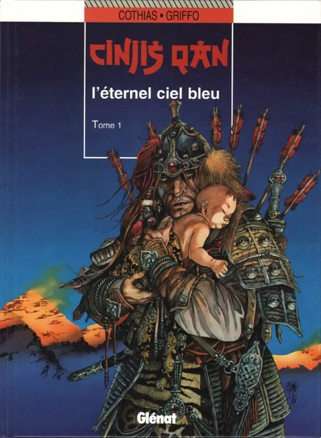 Couverture de l'album Cinjis Qan Tome 1 L'éternel ciel bleu