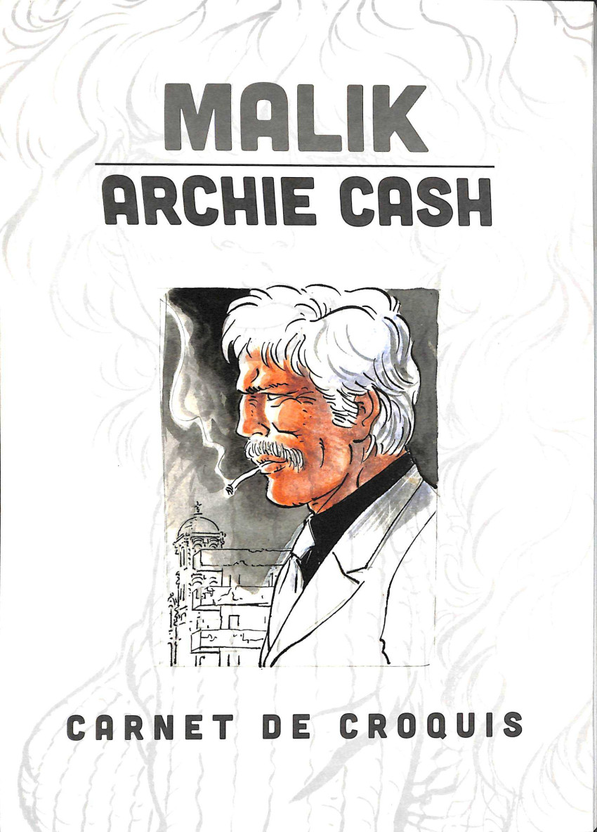 Couverture de l'album Archie Cash Carnet de Croquis