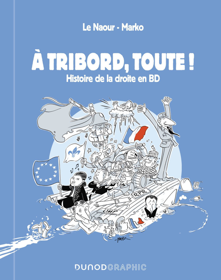 Couverture de l'album À Tribord, toute ! Histoire de la Droite en BD