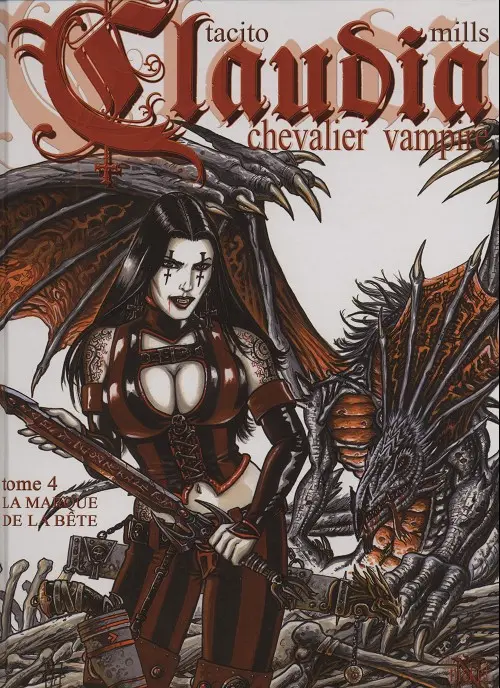 Couverture de l'album Claudia chevalier vampire Tome 4 La marque de la bête
