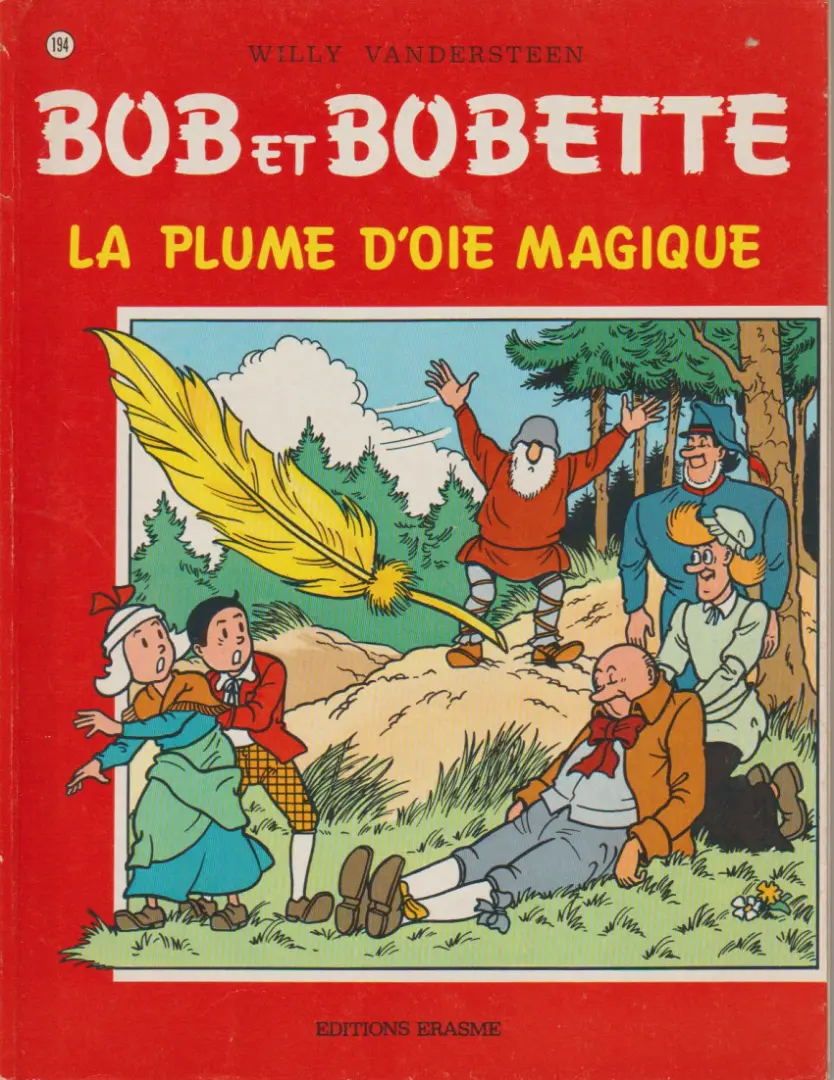 Couverture de l'album Bob et Bobette Tome 194 La plume d'oie magique