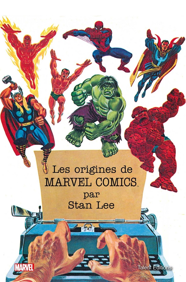 Couverture de l'album Les origines de Marvel Comics par Stan Lee